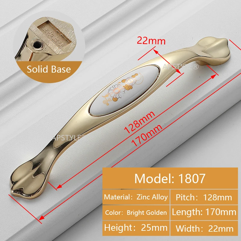 Подвеска Антик Винтаж цветок ящика шкафа мебели шкаф аппаратные средства в