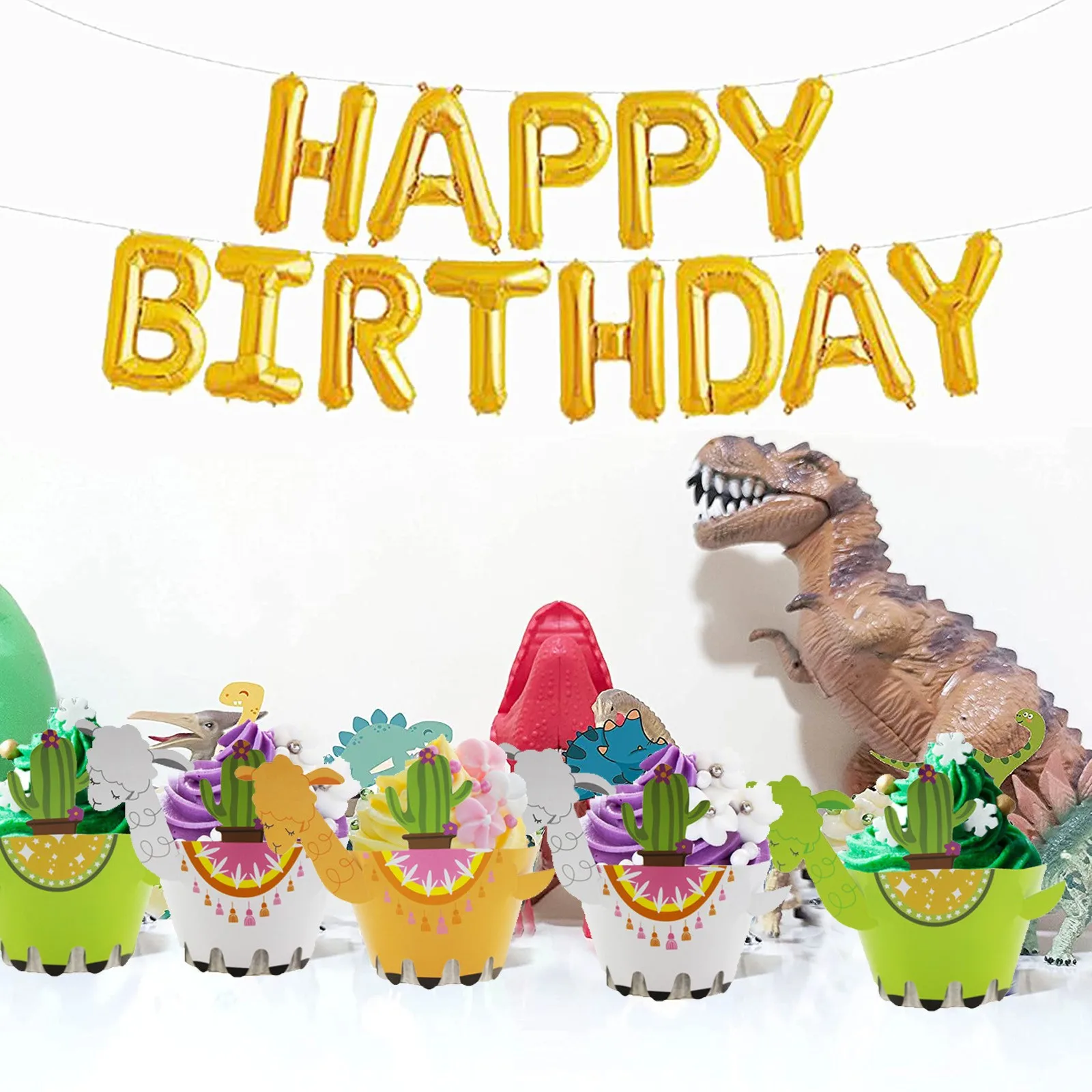 12 шт. декоративные обертки для капкейков с мультяшными животными|Товары