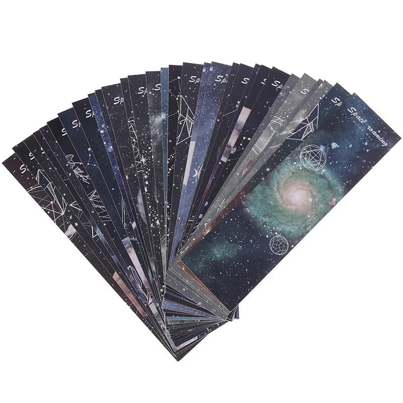 

Dream Space Constellation Paper Bookmark Stationery Bookmarks Book Holder Message Card School Supplies Papelaria