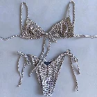 Пикантный купальник-бикини 2020, комплект бикини с микро-стрингами, бандаж, пляжная одежда, купальный костюм для женщин, купальники для девочек, 14 цветов