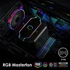 Тихий веер Halo, Тройное кольцо, офисные принадлежности 120 мм, компьютерные принадлежности для настольного ПК, чехол для компьютера, жидкостный радиатор