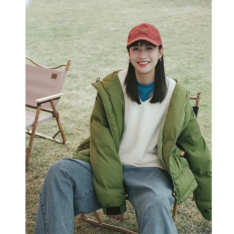 Жилет женский вязаный с V-образным вырезом и воском | Женская одежда