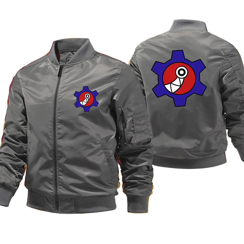 Мужская куртка-бомбер с принтом в стиле аниме | одежда