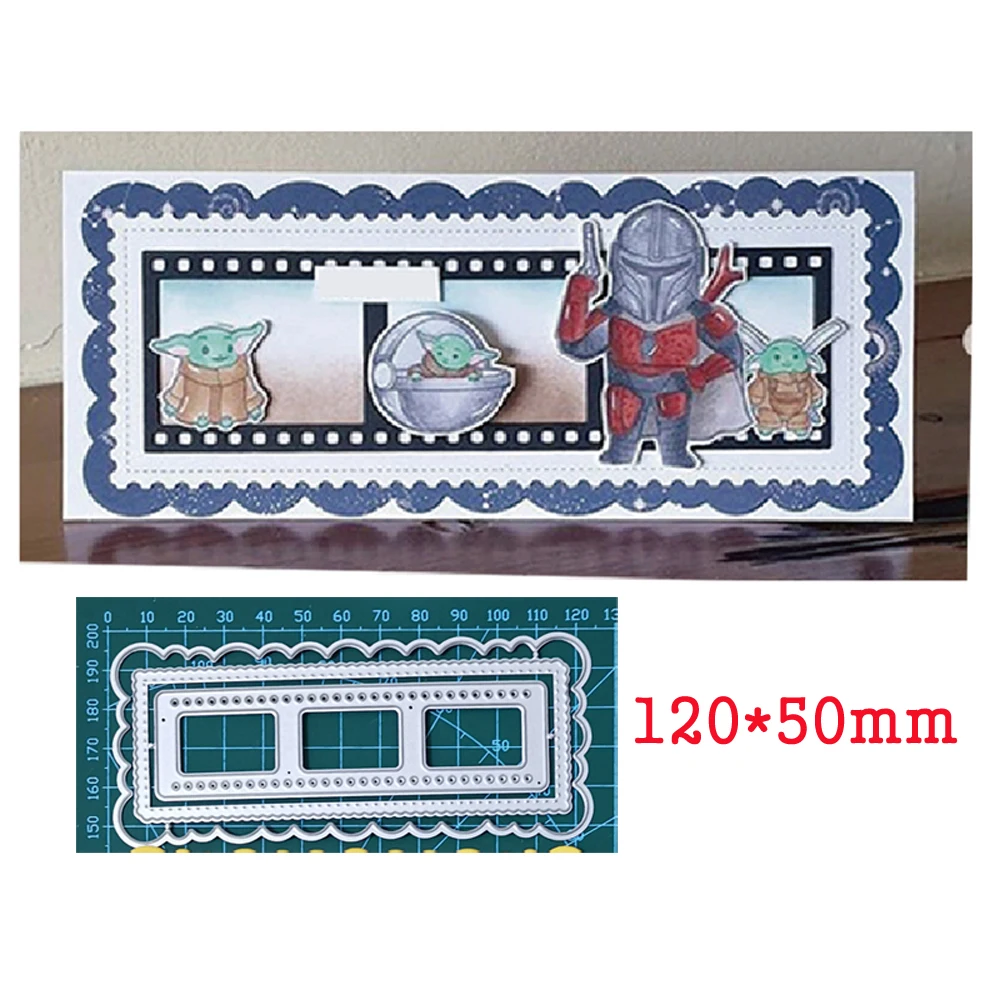 Основные границы металлический Трафаретный вырубной штамп 2021 НОВЫЙ крафт рамка