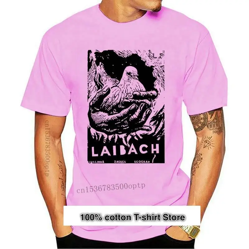 

Camiseta de LAIBACH para hombres, camisa Electrónica Industrial de ljublana, de ljublana, de arte, NSK, nuevo