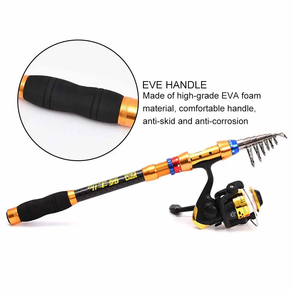 

LEO Fishing Rod And Reel Combos 1.8/2.1/2.4/ 2.7/3/3.6M High Carbon Cast Sea Saltwater Freshwater Kit Fishing Rod Kit Gear 27488