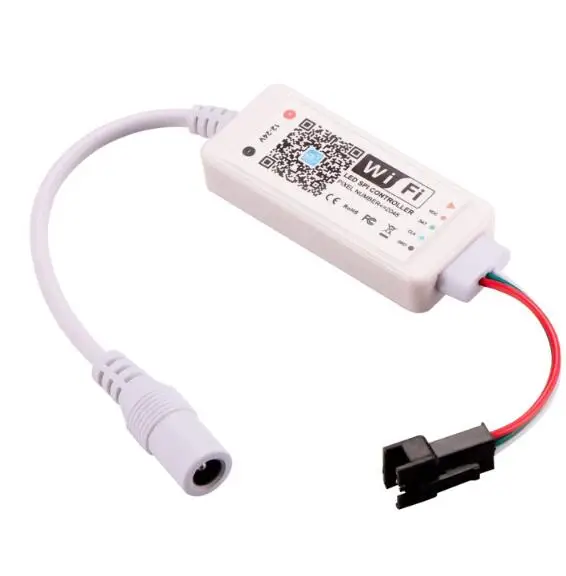 only 5V controller Magic Home WS2812b 5050 RGB светодиодные полосы Набор Wi-Fi приложение управление адресуемый светодиодный пиксельный фоновый свет телевизора IOS Android Alexa Google - Испускаемый цвет: only 5V controller
