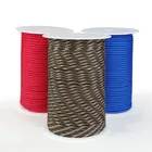 Паракорд, 50-100 метров, 550 Паракорд, парашютный шнур, веревка, веревка, палатка Mil Spec Type III, 7-жильный сердечник, несколько цветов