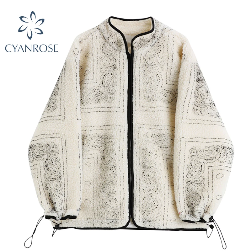 С винтажным принтом дубленка 2020 женская обувь зимние сапоги на молнии карман