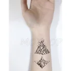 Тату-наклейка rock mountain crescent planet sun moon star Водная передача временные поддельные тату флэш-тату для маленьких девочек и мужчин