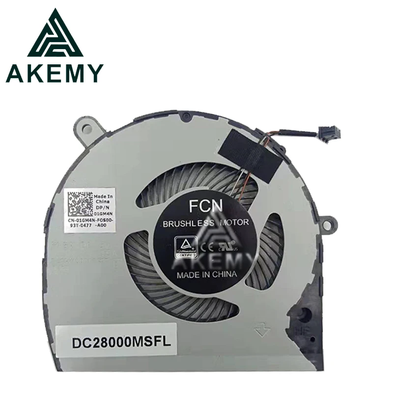 

original CPU Cooling Fan For Dell 01GM4N 1GM4N EG50040S1-CH40-S9A DC28000MSSL DFS5K12304363P-FL3A DC28000MSFL DC5V 0.5A