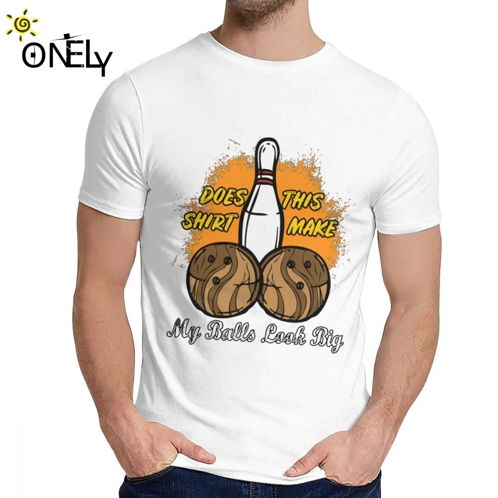 Хлопковые рубашки для мужчин Ретро футболка боулинга футболки с коротким