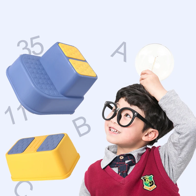 Двухступенчатый стул для детей Детский горшков тренировочный шаговый