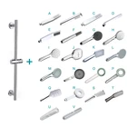 Раздвижная стойка для душа в ванную комнату, передвижной Регулируемый Настенный комплект с держателем-кронштейном для ручного душа