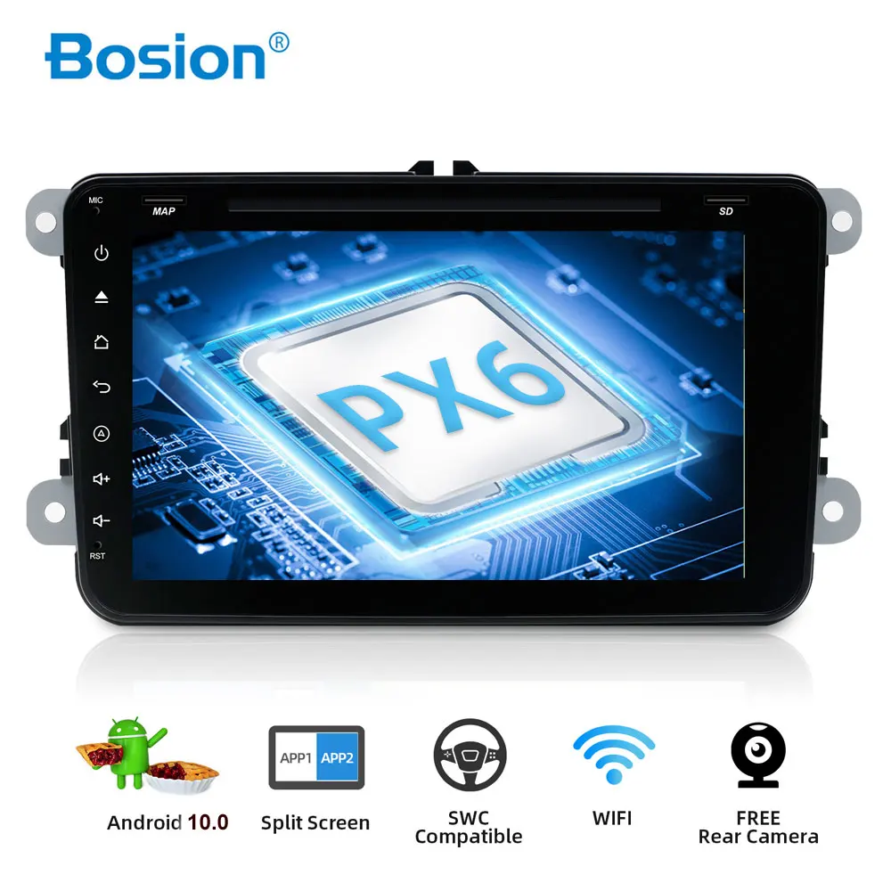 Bosion 8 ''Android 10 автомобильный DVD плеер GPS навигация автомобильное радио для