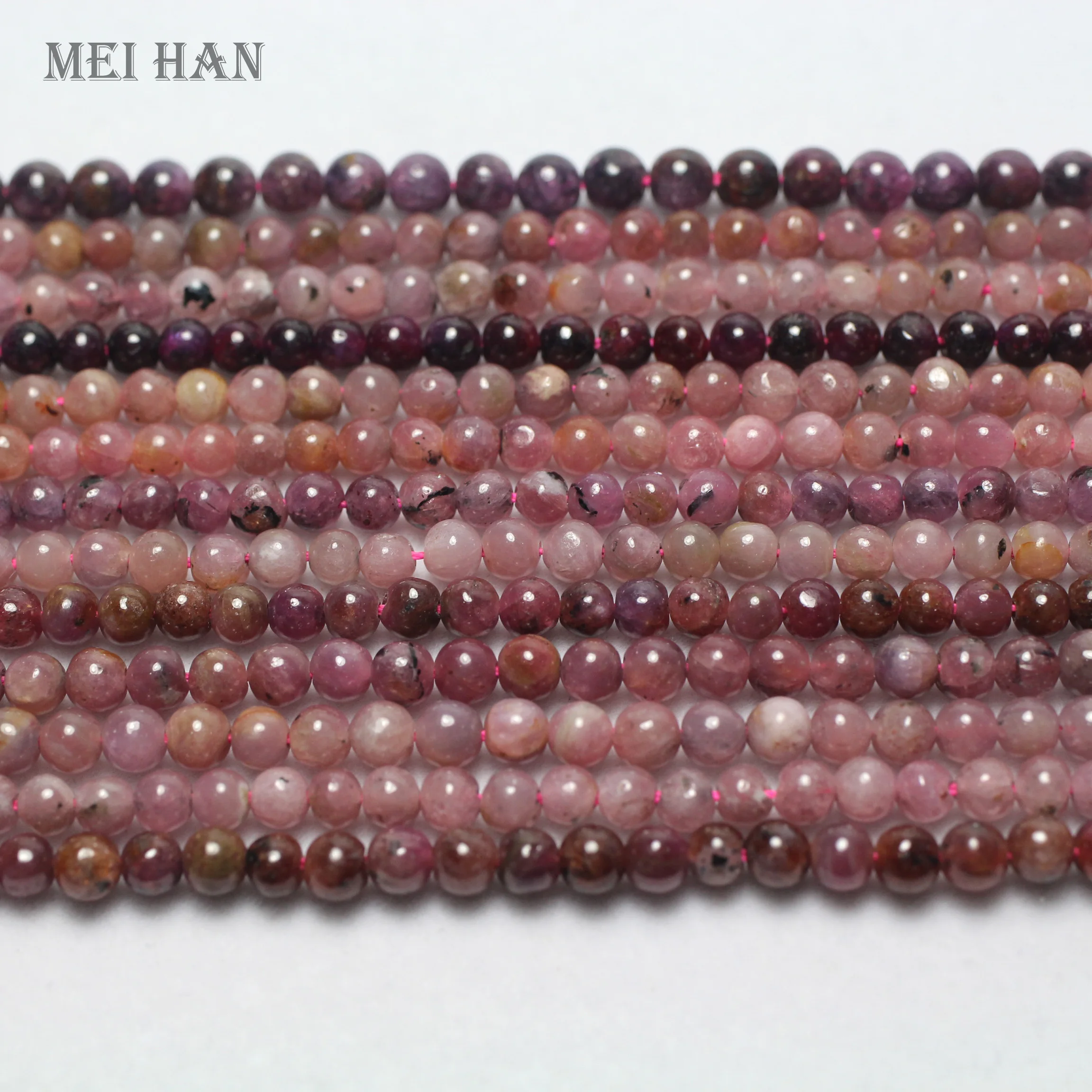 Круглые Гладкие бусины Meihan 1 нить/набор 4 5 мм|round stone beads|stone beadsbead wholesale |