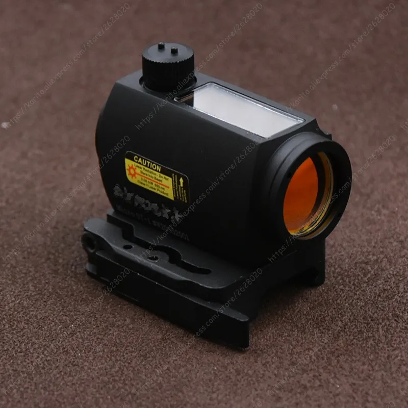 Тактический прицел на солнечной батарее 1x с красной точкой QD 20 мм основанием для