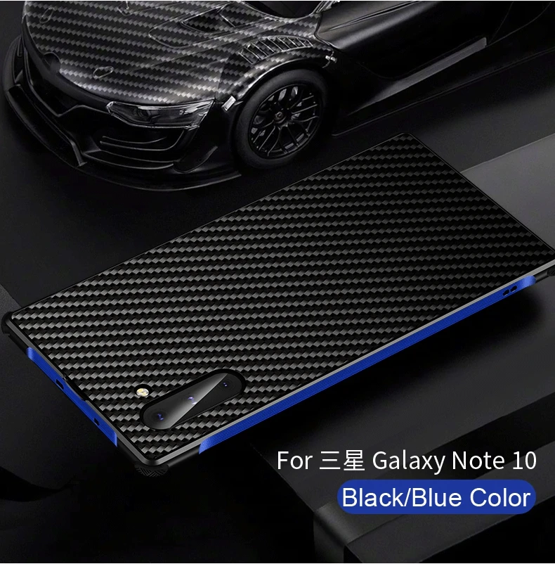 Тонкий чехол из углеродистой Металлической Рамки для Samsung Galaxy S8 S9 S10 Plus S10 E устойчивый к царапинам Прочный чехол для Galaxy Note8 9 10 Plus