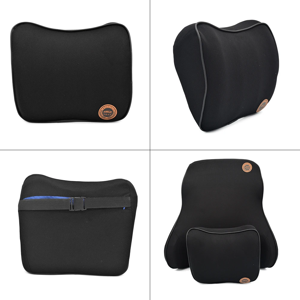 Автомобильная поясничная подушка Универсальная мягкая для шеи с эффектом памяти