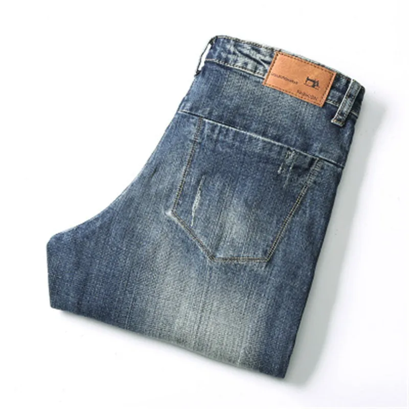 

High Quality New Spring Summer Blue Cargo Jeans Men Streetwear Denim Jogger Pants Men Baggy Harem Jean Trousers Plus Size Male