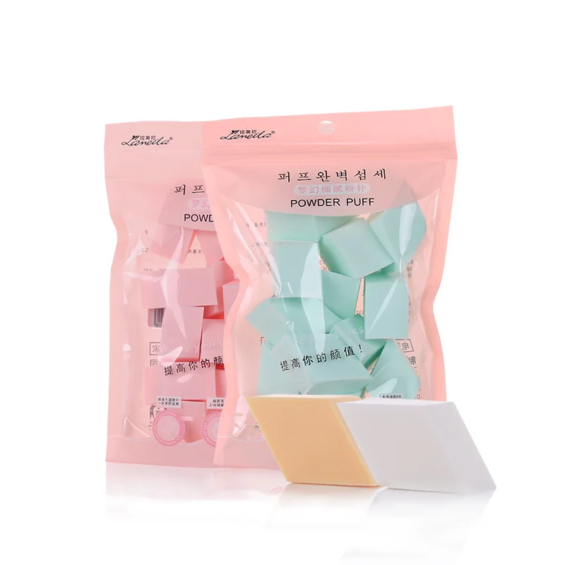 Новинка 15 или 20 шт./партия губка для лица с ромбами очищающие косметические