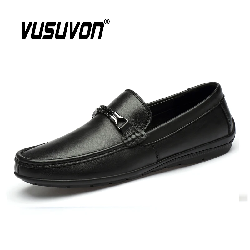 2020 Мужская обувь для вождения из натуральной коровьей кожи Мужские лоферы
