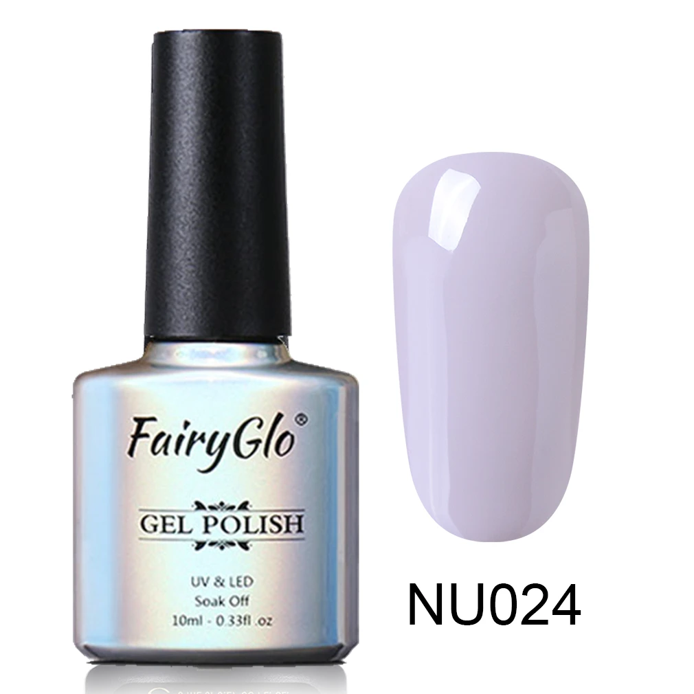 024 FairyGlo, 10 мл, Синий Цветной Гель-лак для ногтей, Полупостоянный Светодиодный УФ-Гель-лак, лак для дизайна ногтей, впитывающий Гель-лак, Матовый верхний слой - Цвет: 024