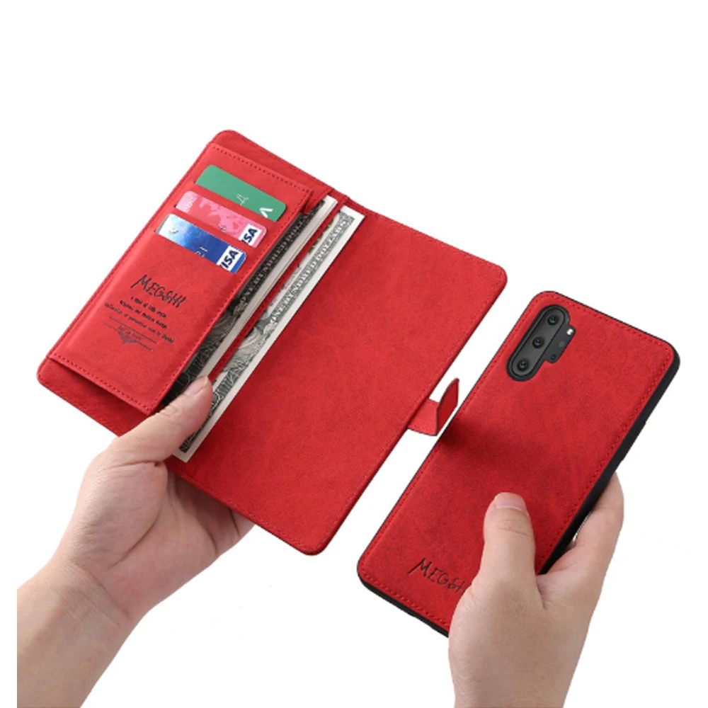 Кожаный чехол-раскладушка для телефона iphone 11 2020 SE Магнитная функция кронштейна 6S