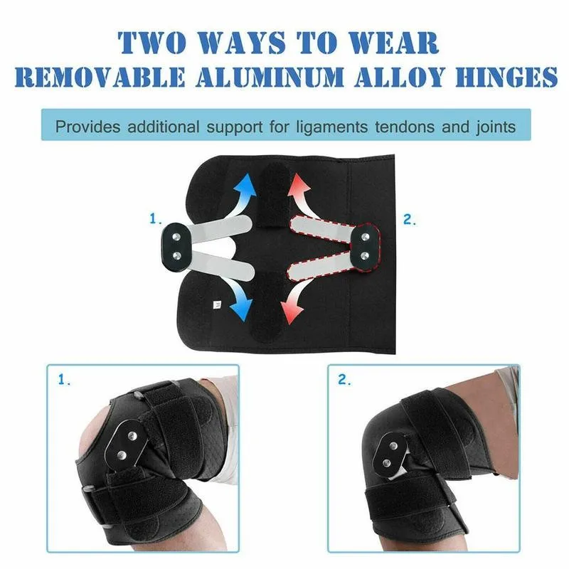 

1pc Knee Pad Adjustable Sports Leg Knee Support Brace Knee Supporter Protector For Arthritis Meniscus Tear Running