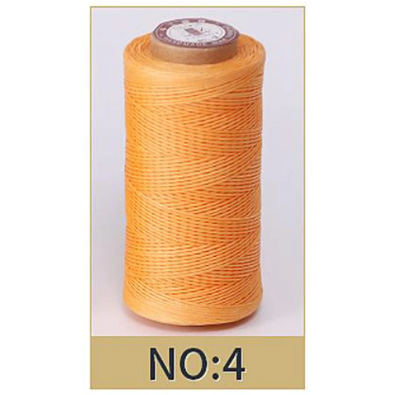 

50M 150D 0.8MM Leather Waxed Thread Cord for DIY Handicraft Tool Hand Stitching Thread Flat Waxed Sewing Line2 Rolls