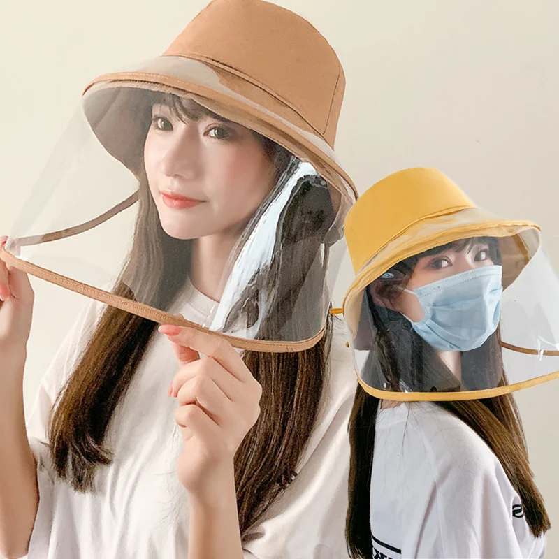 

2020 New Anti-fog Hats Men Women Dust Protection Bucket Hat Female Outdoor Travel Protect Fisherman Hats and Sun Caps