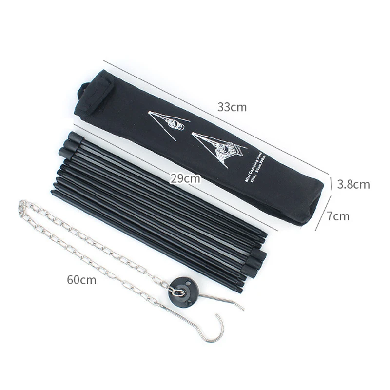 Мини штатив для барбекю портативная вешалка пикника подвесная полка кемпинга