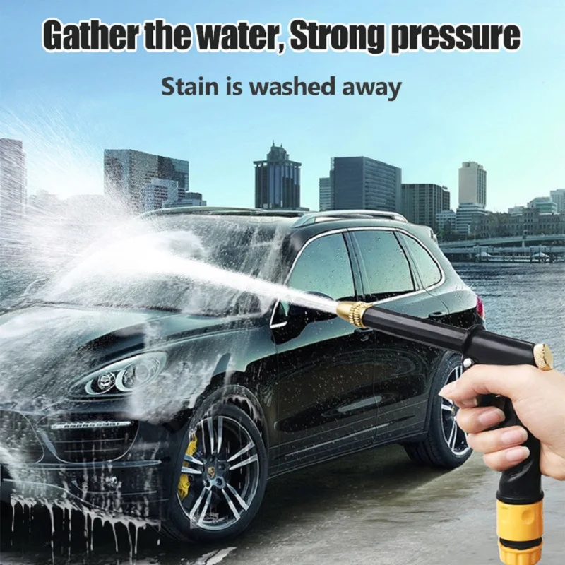 Портативный водяной пистолет высокого давления для очистки автомойки садовый