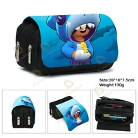 hot game not shoulder bags print crow amber shark leon belle pencil case pencil bags make up case for grils and boys handbags