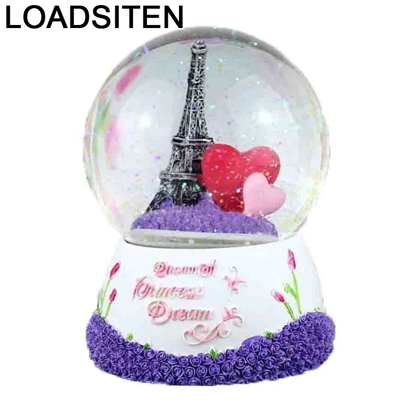 Музыкальная музыкальная шкатулка Land Karuzela Pozytywka Musicale Muziek Note Caixa Caixinha De Snow Globe Carousel
