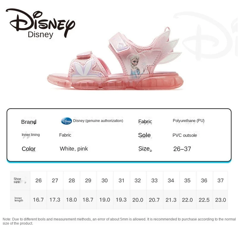 

Disney ice and snow series children's shoes girl's sandals 2021 summer antiskid jelly princess shoes children's sandals