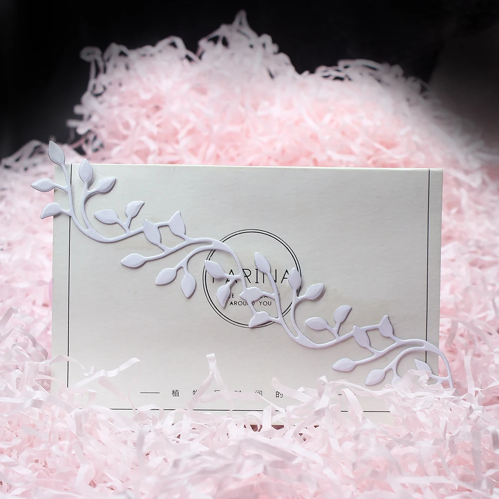 Металлические режущие штампы для декора кружевных листьев Трафаретный