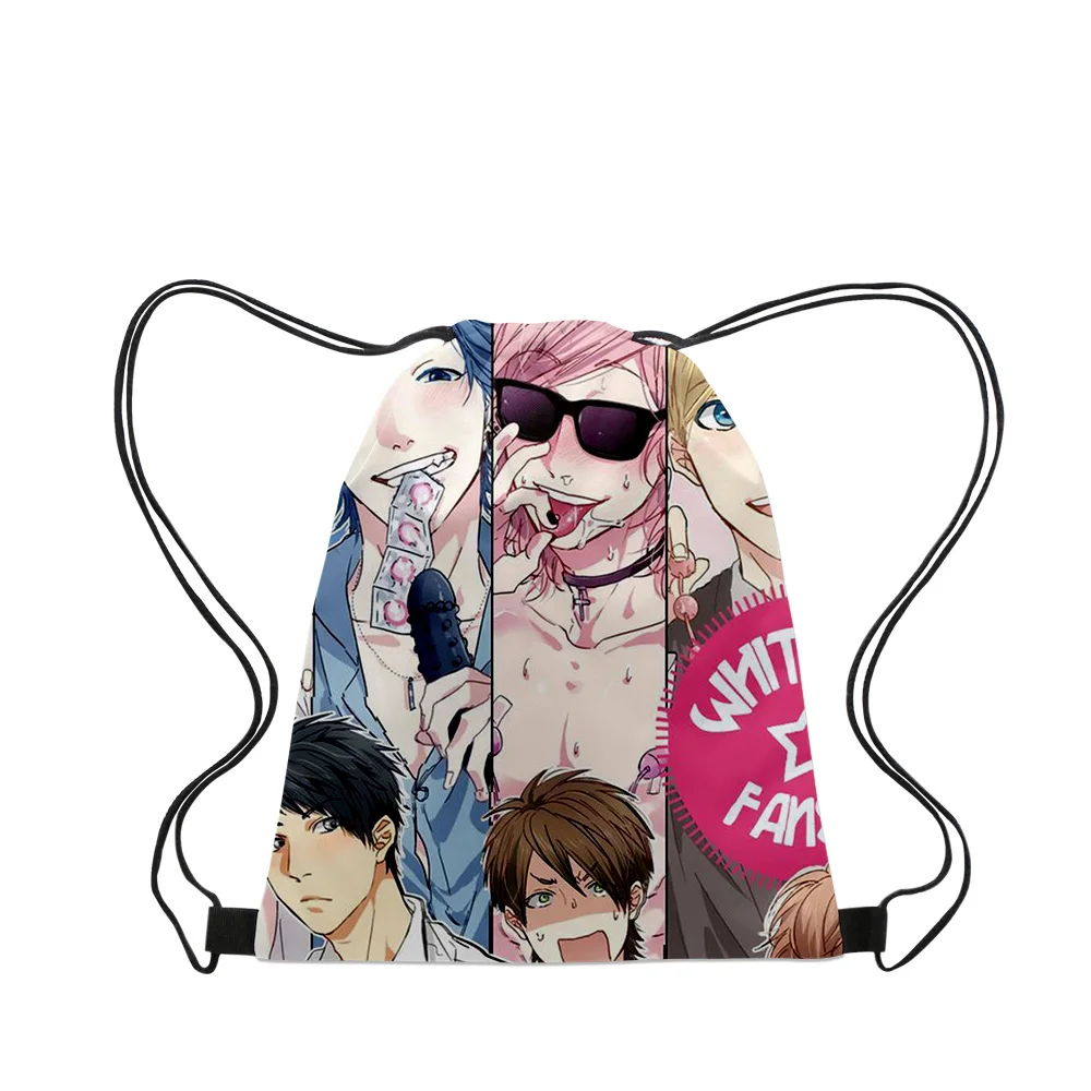 

Yarichin B Club Sakura Sports Leisure Men's And Women's Shoulder Closure Simple Drawstring Bag