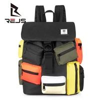 new men backpack school bags multi pocket design usb charging 15 6 inch laptop bag large capacity waterproof travel bag for male