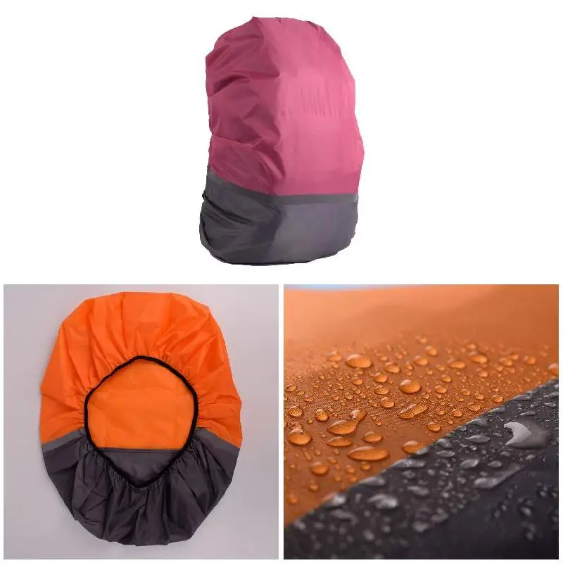 Уличная водонепроницаемая сумка чехол от дождя светоотражающий для рюкзака