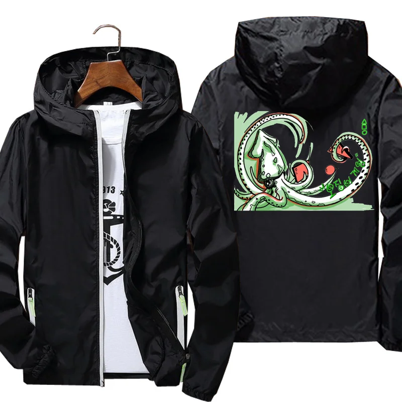 

Custom Men Women Squid Game 15 Funny Jackets Thin Outwear Windbreake Jackets Windproof Coat Outdoor Sports Clothing