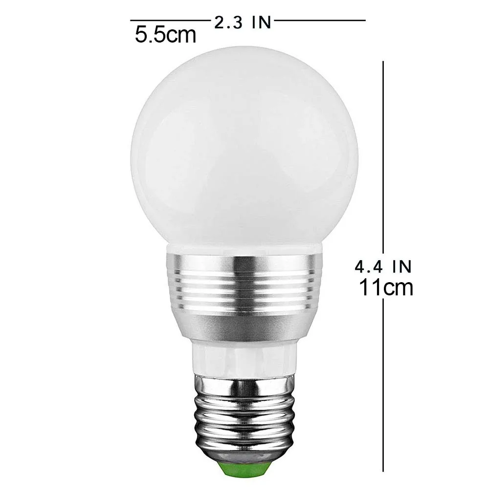 1-4 года пакет светодиодный RGB лампы дистанционного Управление светильник E27 E26 E14