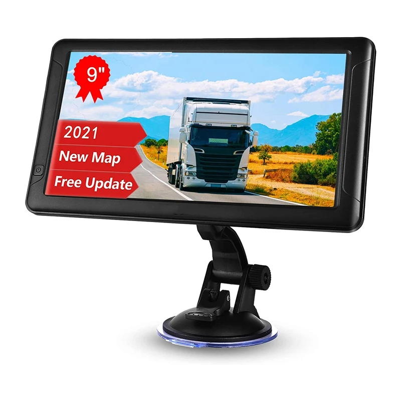 

GPS-навигация для автомобиля, грузовика 9 дюймов, голосовая GPS-навигация со спидометром Предупреждение о скорости камеры, карта Северной Амер...