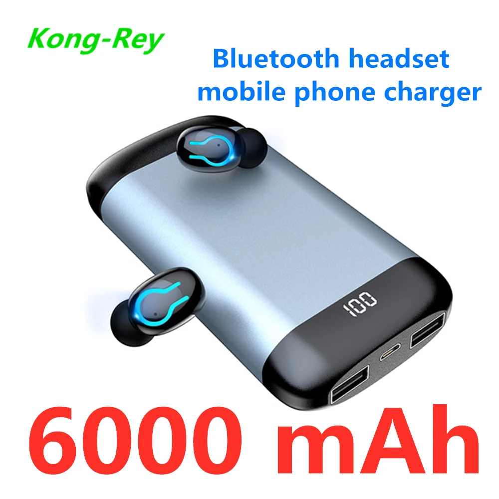 Tws Q66 стерео Беспроводная Bluetooth музыкальная спортивная водонепроницаемая