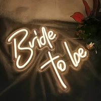 custom led weddinghappy birthday bride to be led neon sign light for wedding party bar indoor outdoor decorative