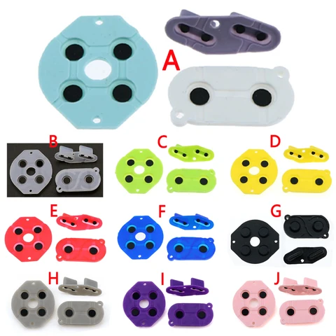 Набор кнопок JCD для Gameboy Classic of GB DMG A B, сменная кнопка D-pad Кнопка Токопроводящая rubber