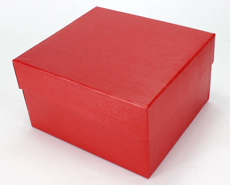 

Red pu leather watch box storage box jewelry box jewelry necklace box bracelet box