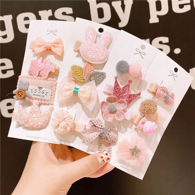 

4 Pcs Hair Clip Girl Cute Hair Bands Hair Accessories Bow Flower Animal Headwear Hairpins Cartoon Hair Band Hairpin Headdress
