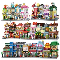 loz mini street view city building blocks diy assembly educational bricks 3d architecture model store shop kids gift xmas toys