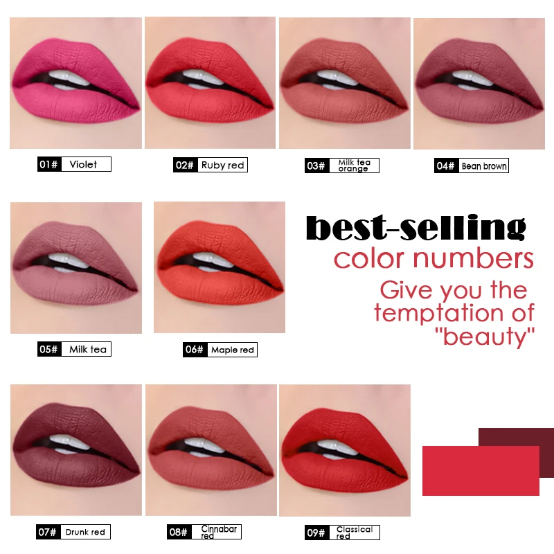 Жидкая матовая губная помада MIXDAIR водостойкая Помада для губ долговечный матовый